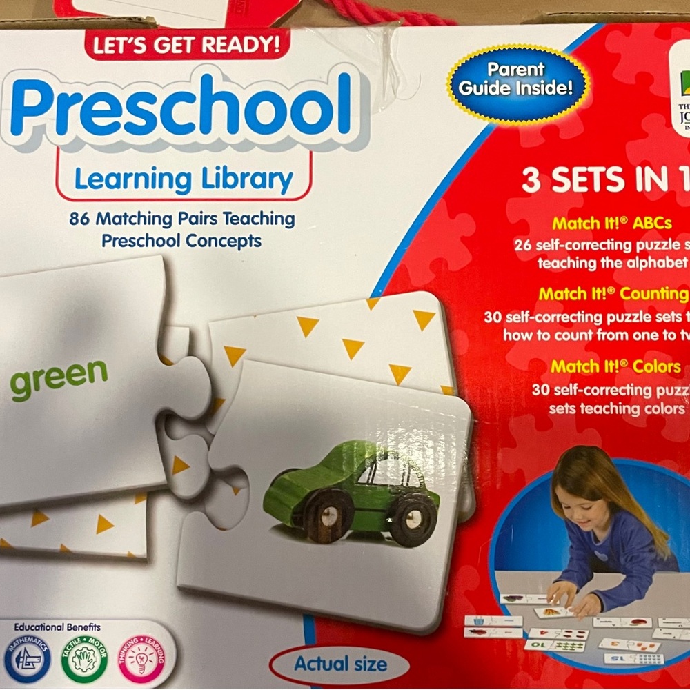 Preschool Learning Library - 86 Matching Pairs - Picture 2 of 4